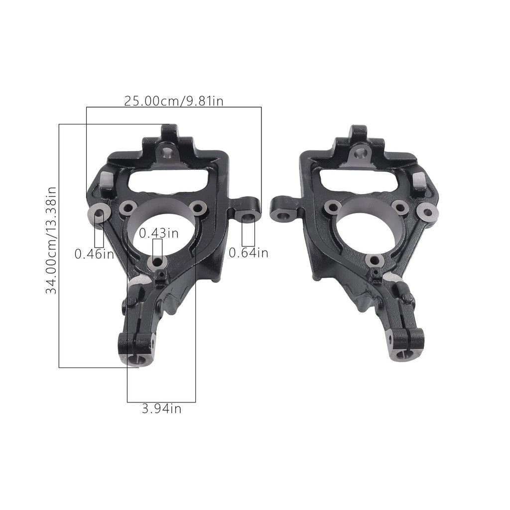 2X Front Steering Knuckles Assembly for Ford Ranger (2003–2011) 698-208