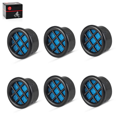 Set of 6 Air Box Filter Vents for ATV UTV Motorcycle (1")