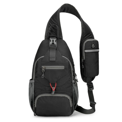 Sling Crossbody Bag - Black and Orange Color Options