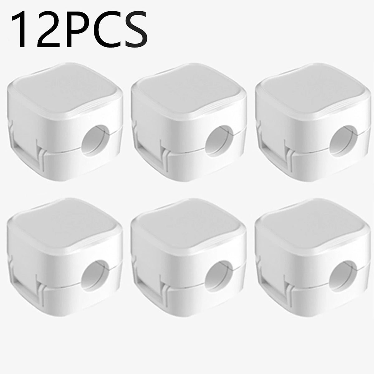 12Pcs Magnetic Cable Management Clips for Phone Charging Cords