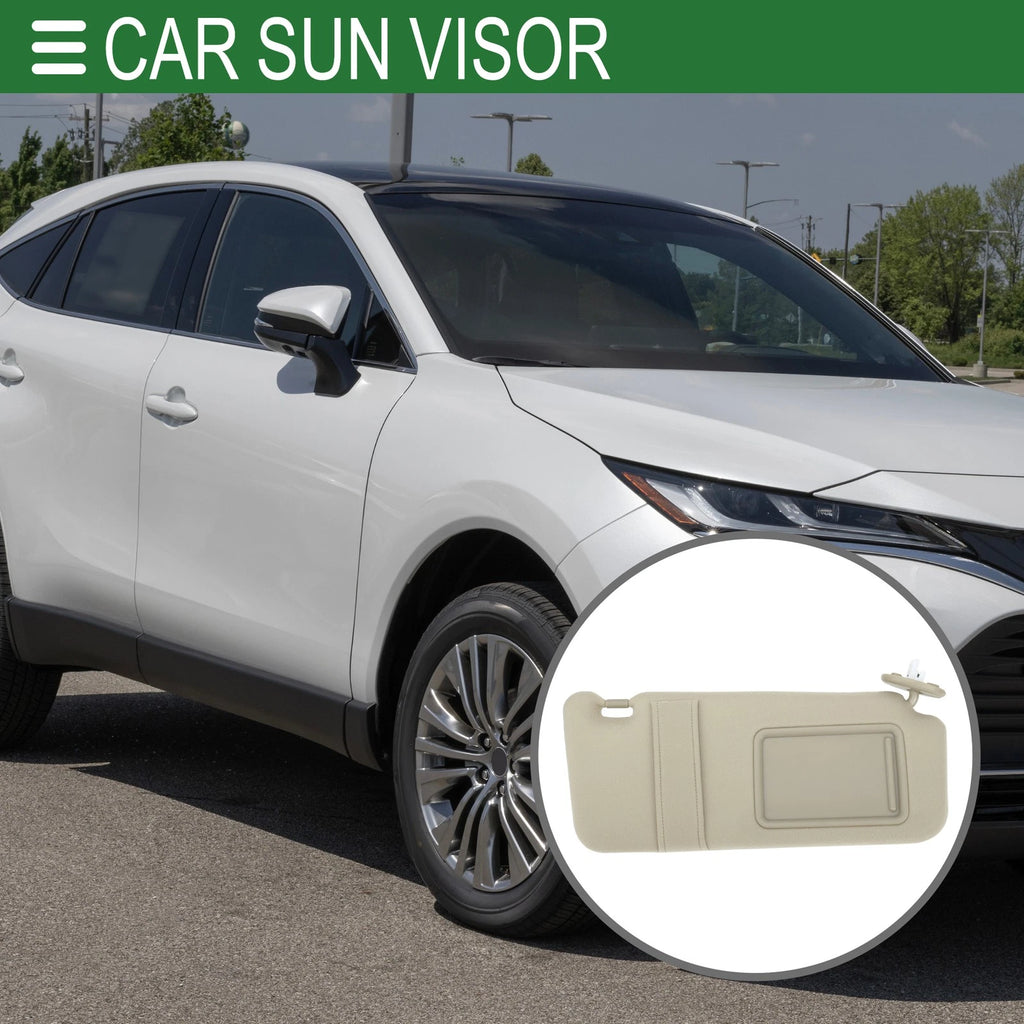 Right Passenger Side Sun Visor Replacement for Toyota Venza (2010–2015)
