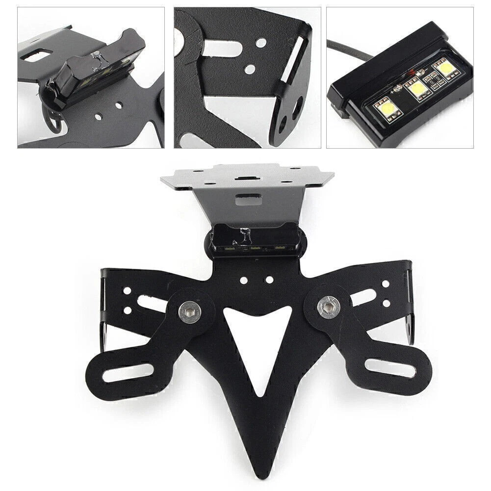 License Plate Holder Tail Bracket LED Light for Suzuki GSXS 750 GSX-S 1000 (2017–2023)