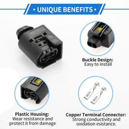 2 Pin Wiring Harness Connector Plug for BMW 1 Series (2004–2011)
