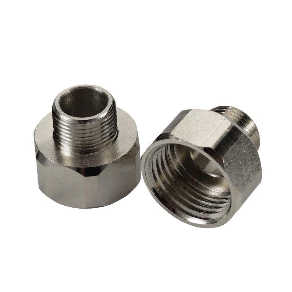 Brass Pipe Adapter for Kitchen Hot and Cold Water (Rust Resistant)