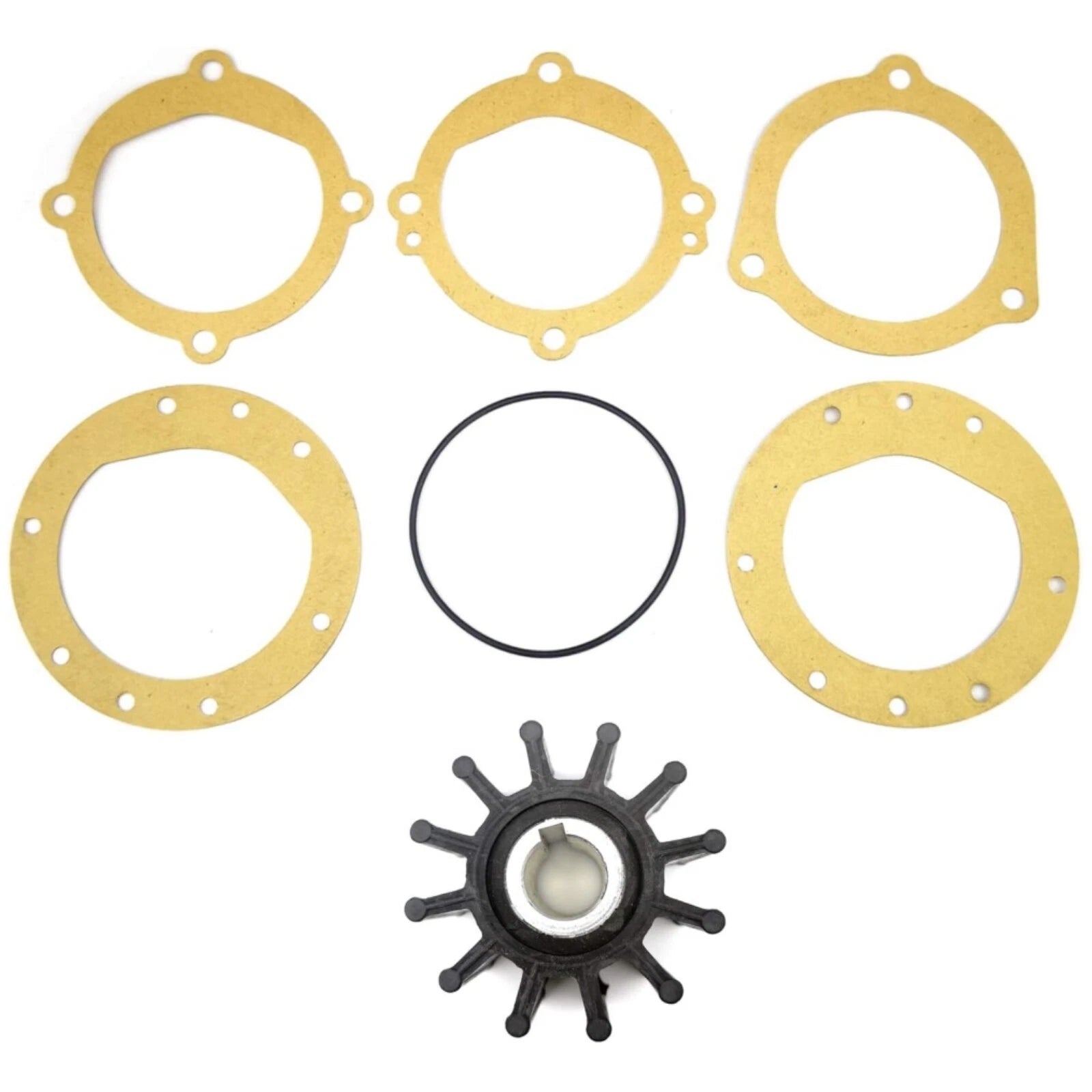 Raw Sea Water Pump Impeller Kit for Sherwood (9959K, 18838-0001, 3854286, CEF 500103)