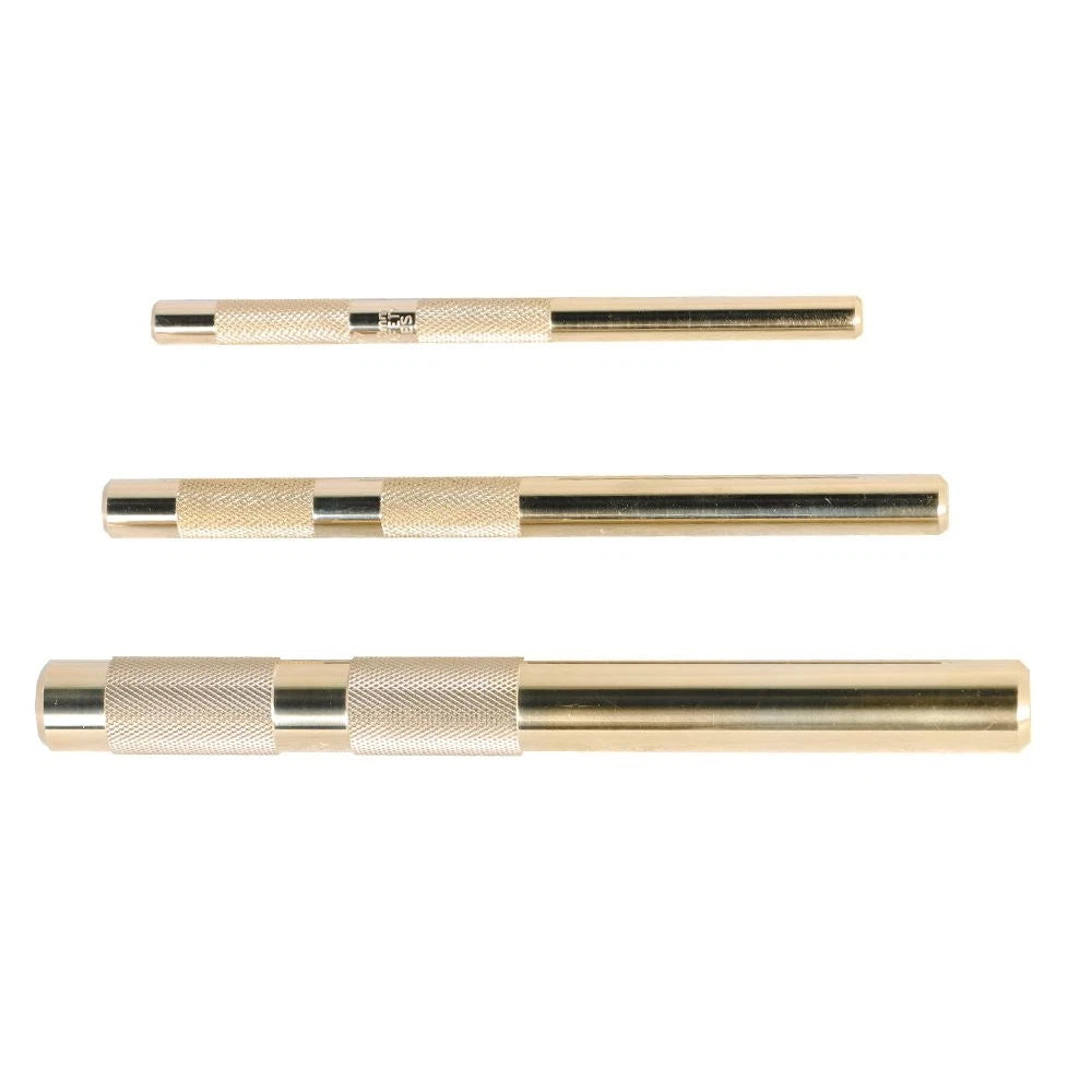 3 Pcs Brass Drift Punch Set 3/8" 1/2" 3/4" for 61360