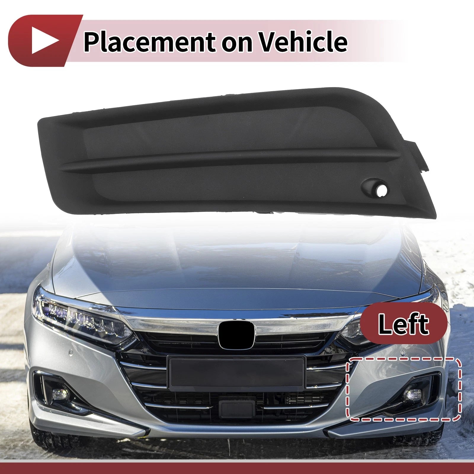 Front Left Fog Light Grill Replacement for Chevrolet Cruze (2011–2014)