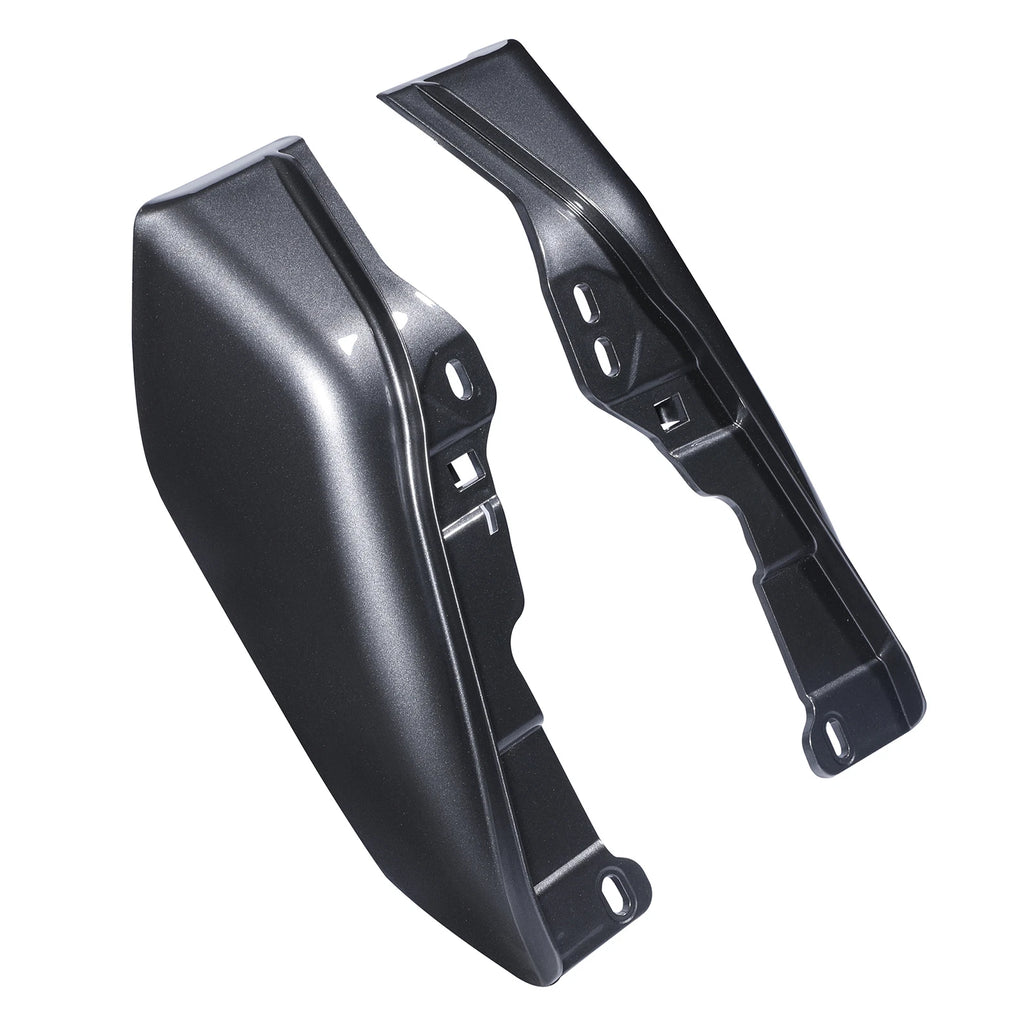 Mid-Frame Air Deflectors for Harley Touring (2009–2024) Black Geometric