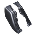 Mid-Frame Air Deflectors for Harley Touring (2009–2024) Black Geometric