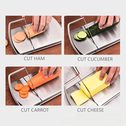 Stainless Steel Cheese Slicer for Precise Slicing
