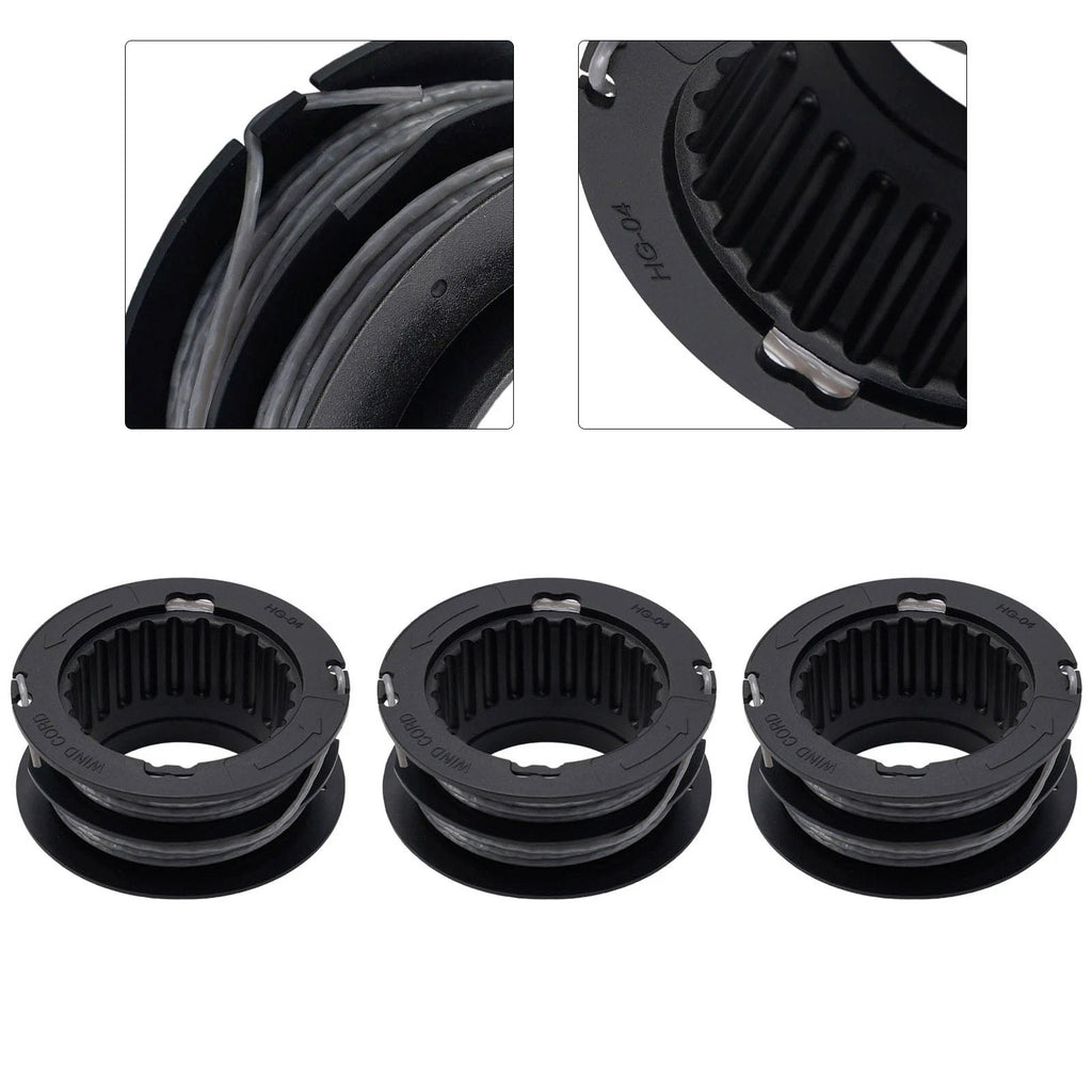 3X Replacement Spool for Greenworks 080 80V Front Mount String Trimmer SB00L0