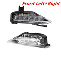 2X DRL Front LED Amber Fog Light Turn Signal Lamp for Infiniti Q50 (2014–2019)
