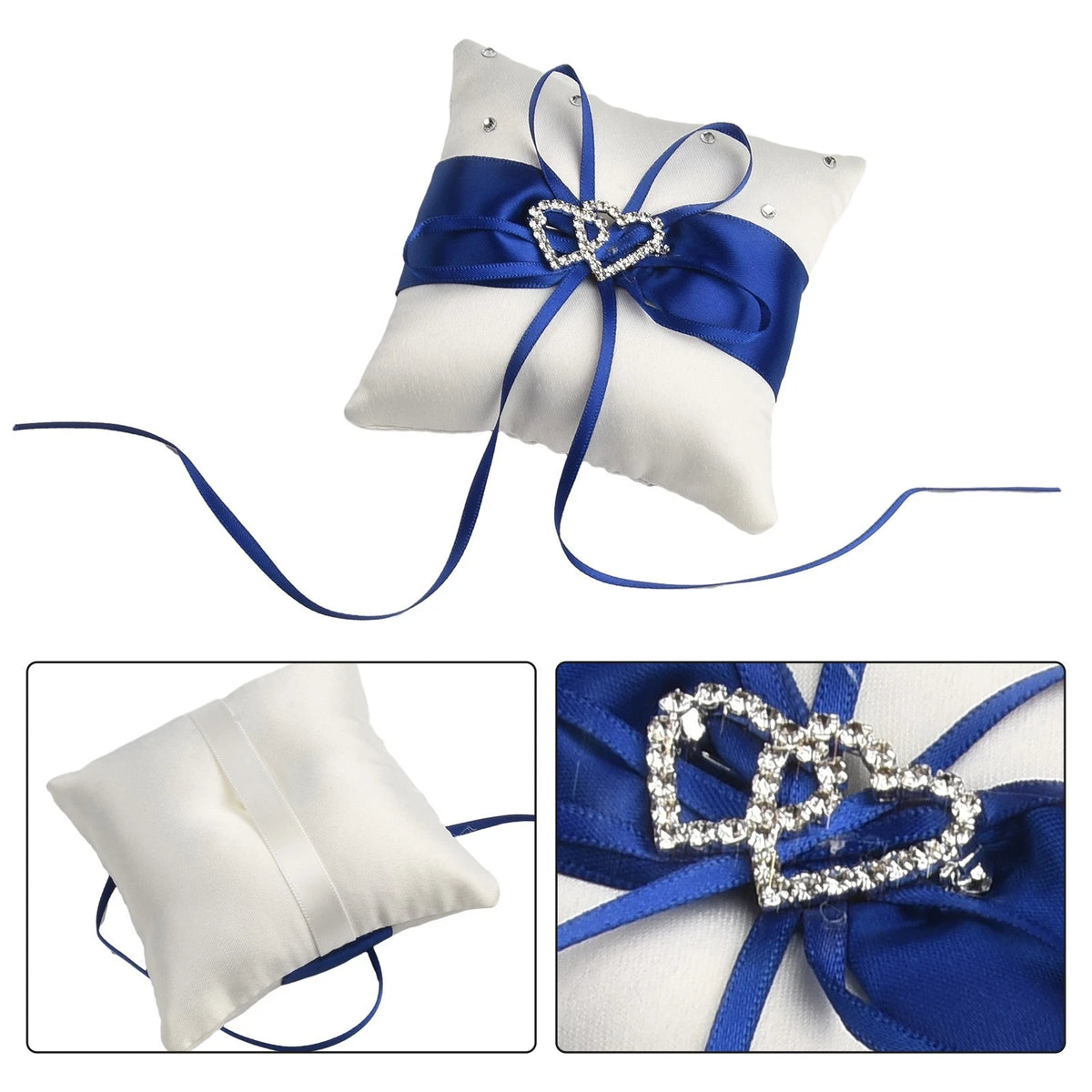 Cushion Wedding Ring Pillow for Bridal Ceremony