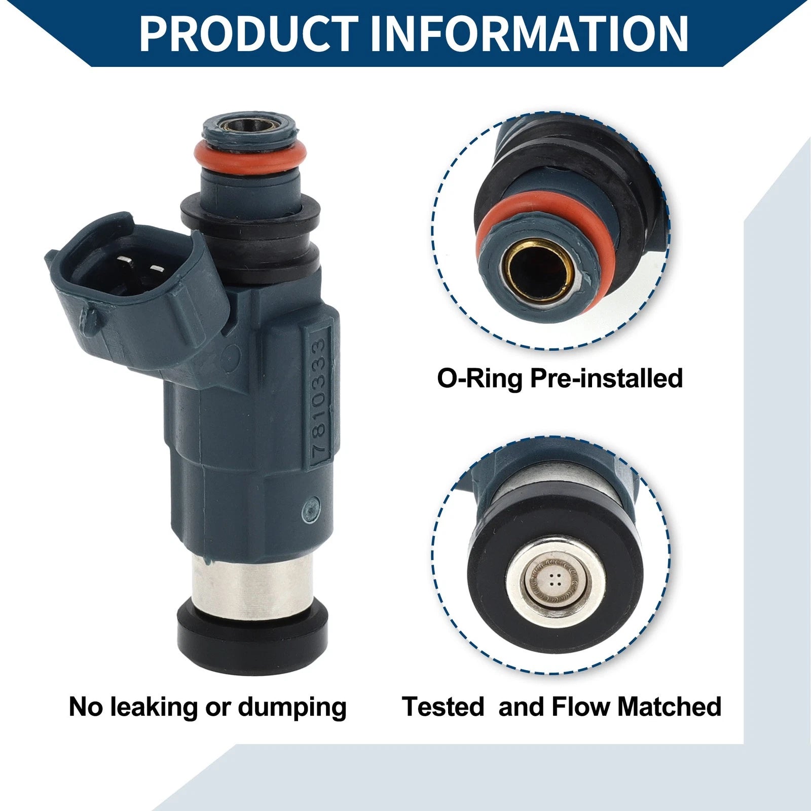 Fuel Injector Replacement for Mazda Protege ES 1.8 (1999–2000) 1 Piece