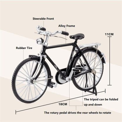 Miniature Alloy Bicycle Model 1:10 Scale Toy