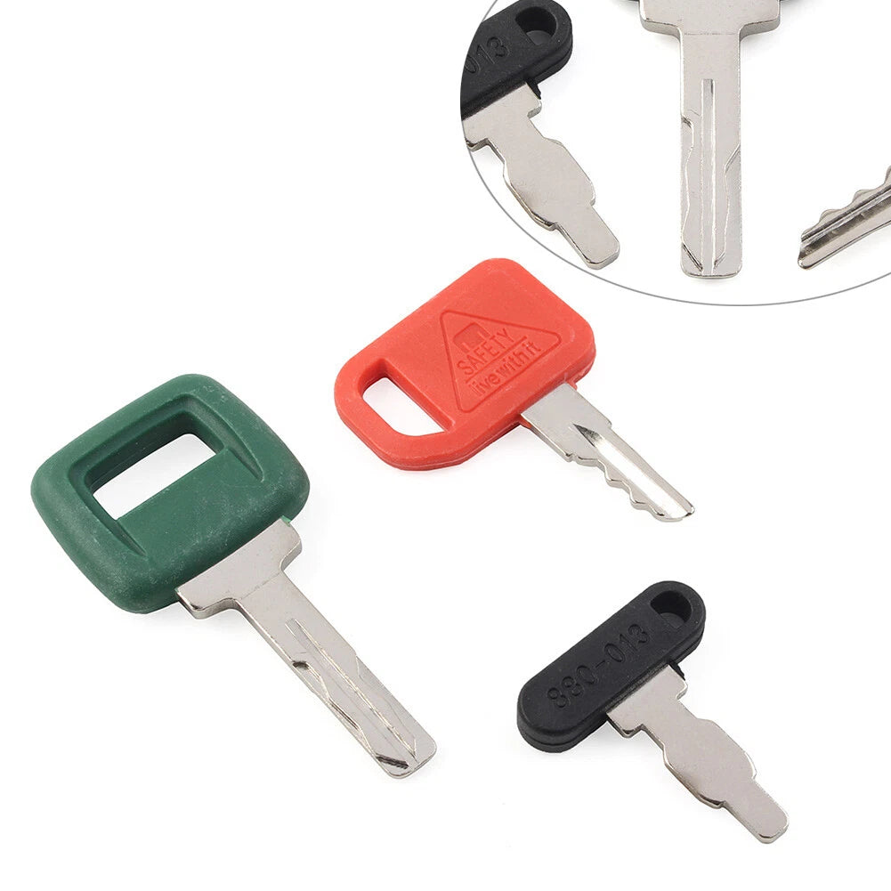 Heavy Equipment Construction 3 Ignition Keys Set Fit Honda Generator For Volvo