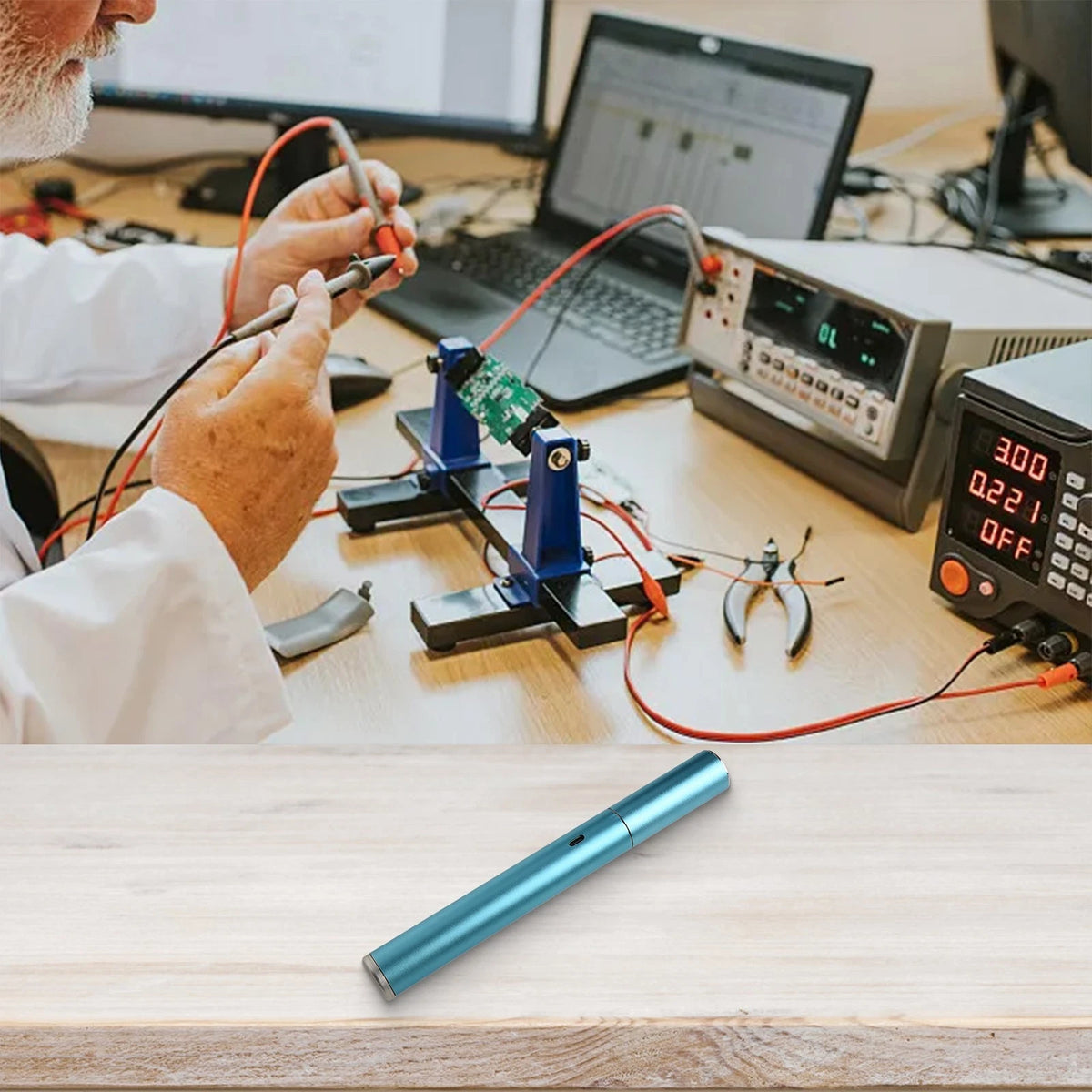 Rechargeable Soldering Iron for Field Repair Work (High Temperature Resistance)