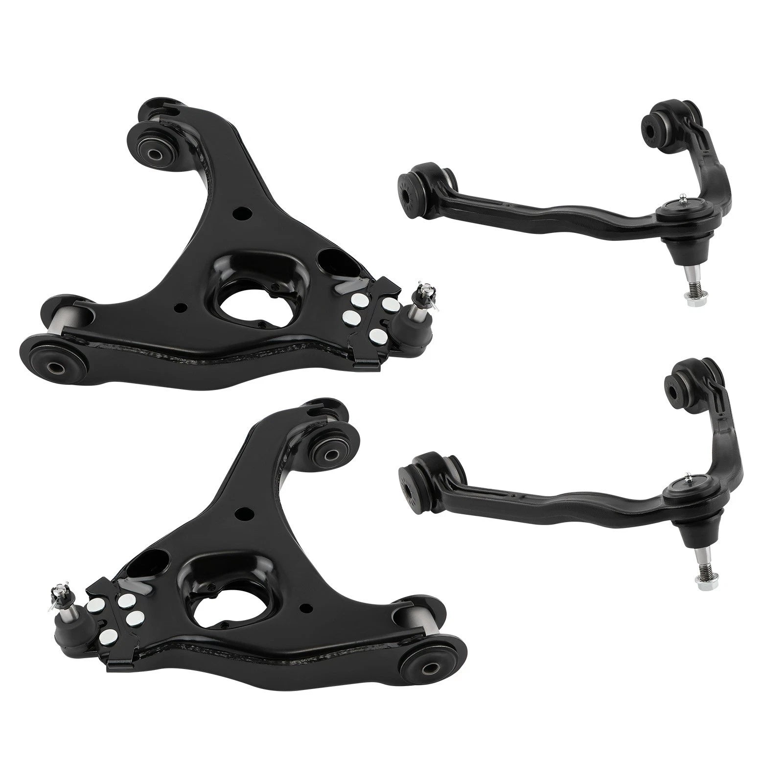 Front Upper & Lower Control Arms Kit for Silverado GMC Sierra 1500 (1999–2006)