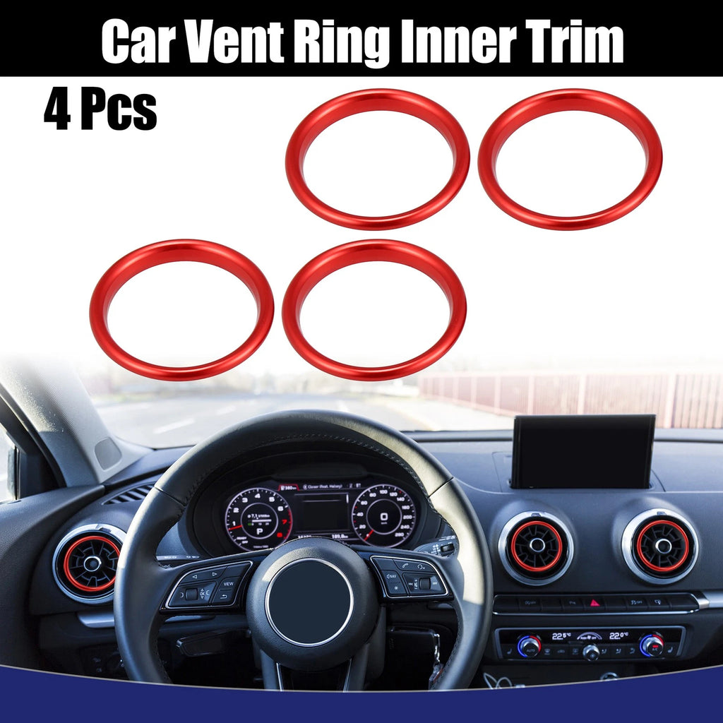 Air Vent Ring Decoration Cover Kit for Audi A3 (2013–2021)