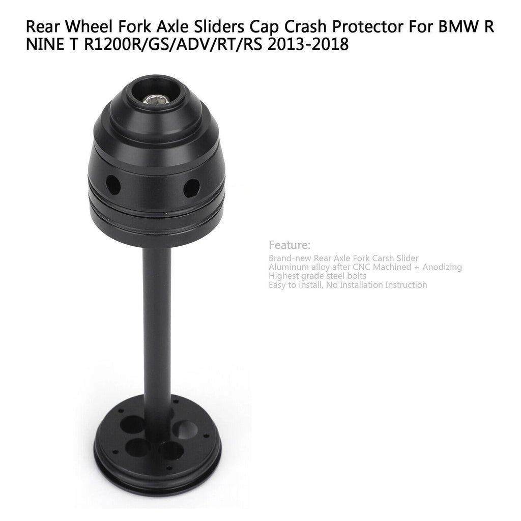 Rear Axle Hub Crash Pad Slider Protector for BMW R Nine T R1200GS (2013–2018)