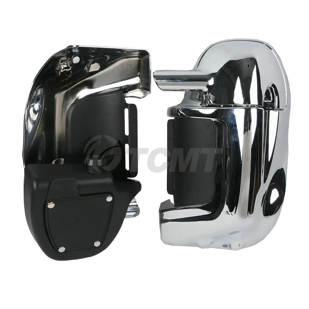 Chrome Lower Vented Fairing for Harley Touring Road Electra Glide (1983–2013)