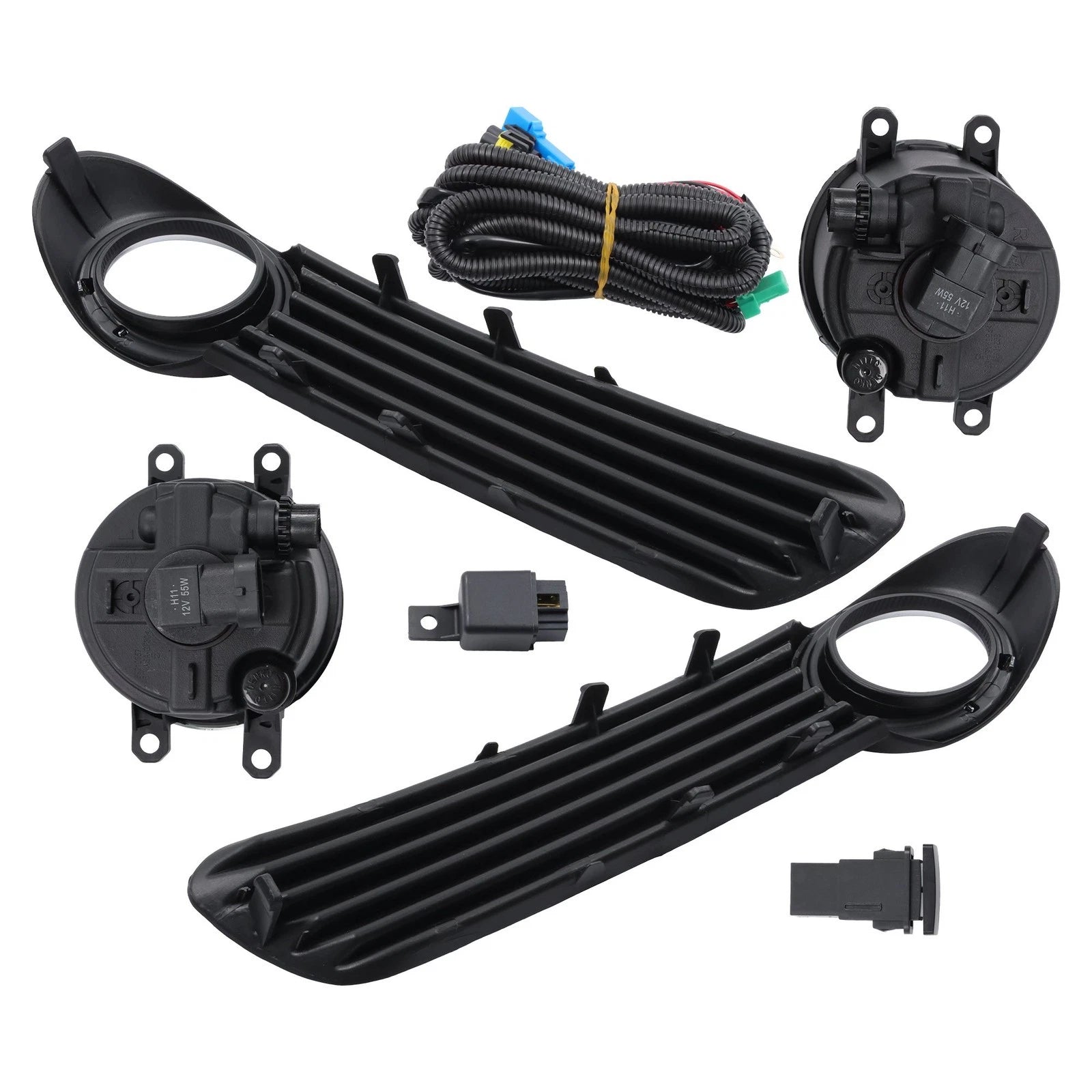 Front Fog Light Lamp Set for Toyota Avalon (2008–2010) - Left & Right