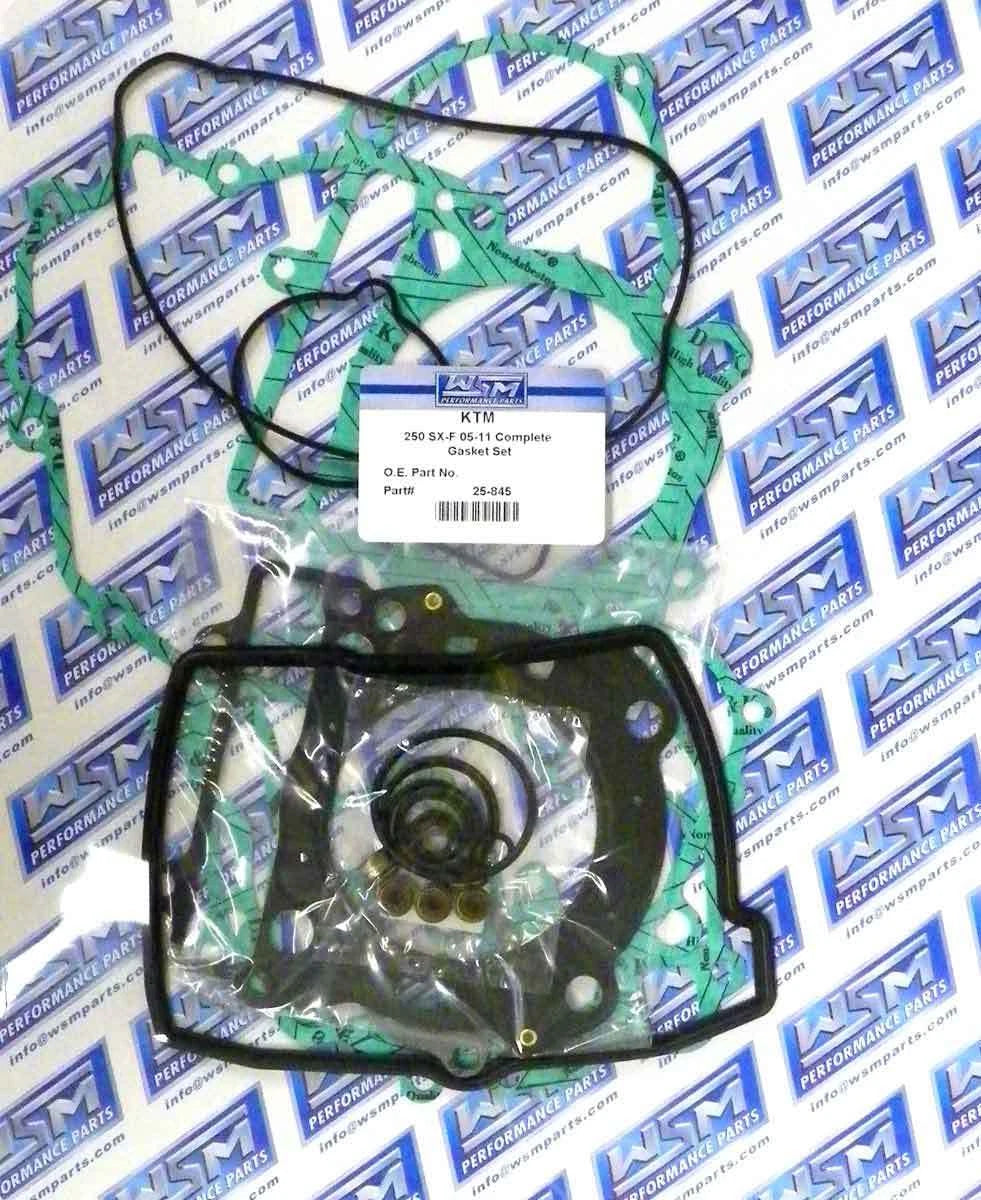 WSM Complete Gasket Kit for KTM 250 EXC-F / SX-F / XC-F (2005–2012) - 25-845