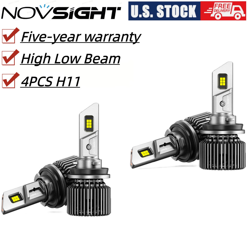 4X H11 LED Headlight Kit for
