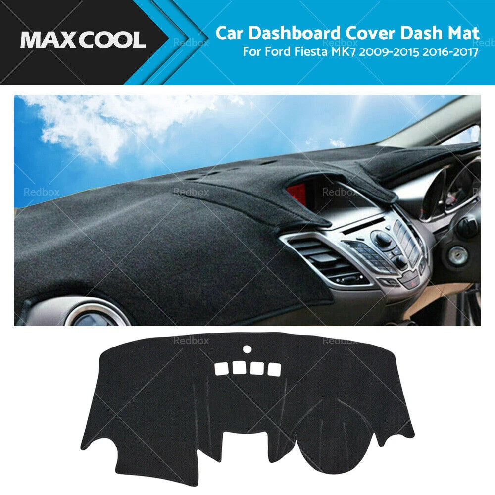 Dash Mat Dashboard Cover for Ford Fiesta MK7 (2009–2017) Non-Slip
