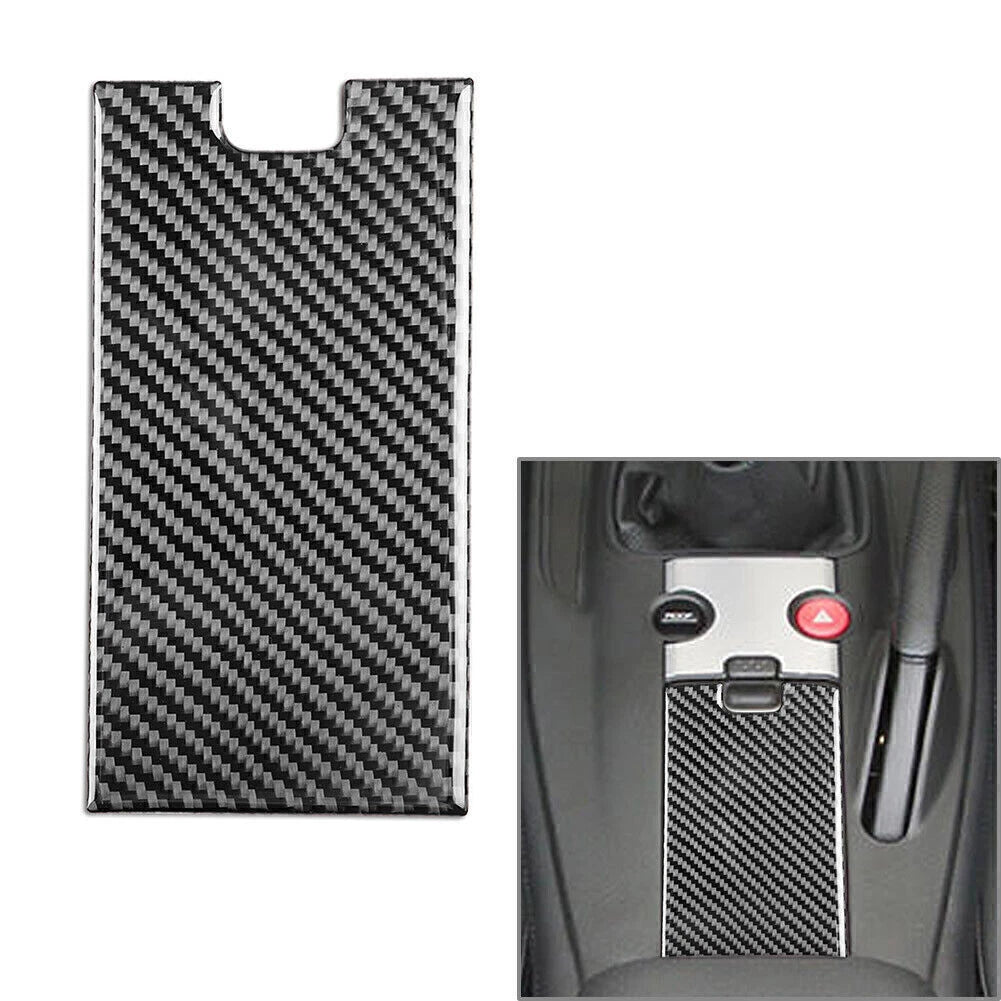 Center Console Storage Box Panel Cover Trim Fit Honda S2000 2004-2009 Black Car