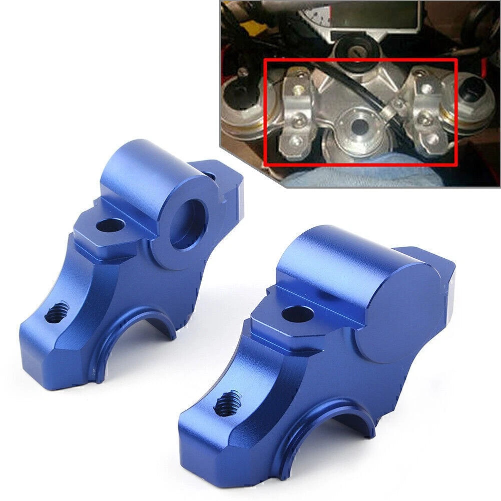 Handlebar Riser Clamp for Yamaha MT FZ 09 MT09 (2013–2017) Blue