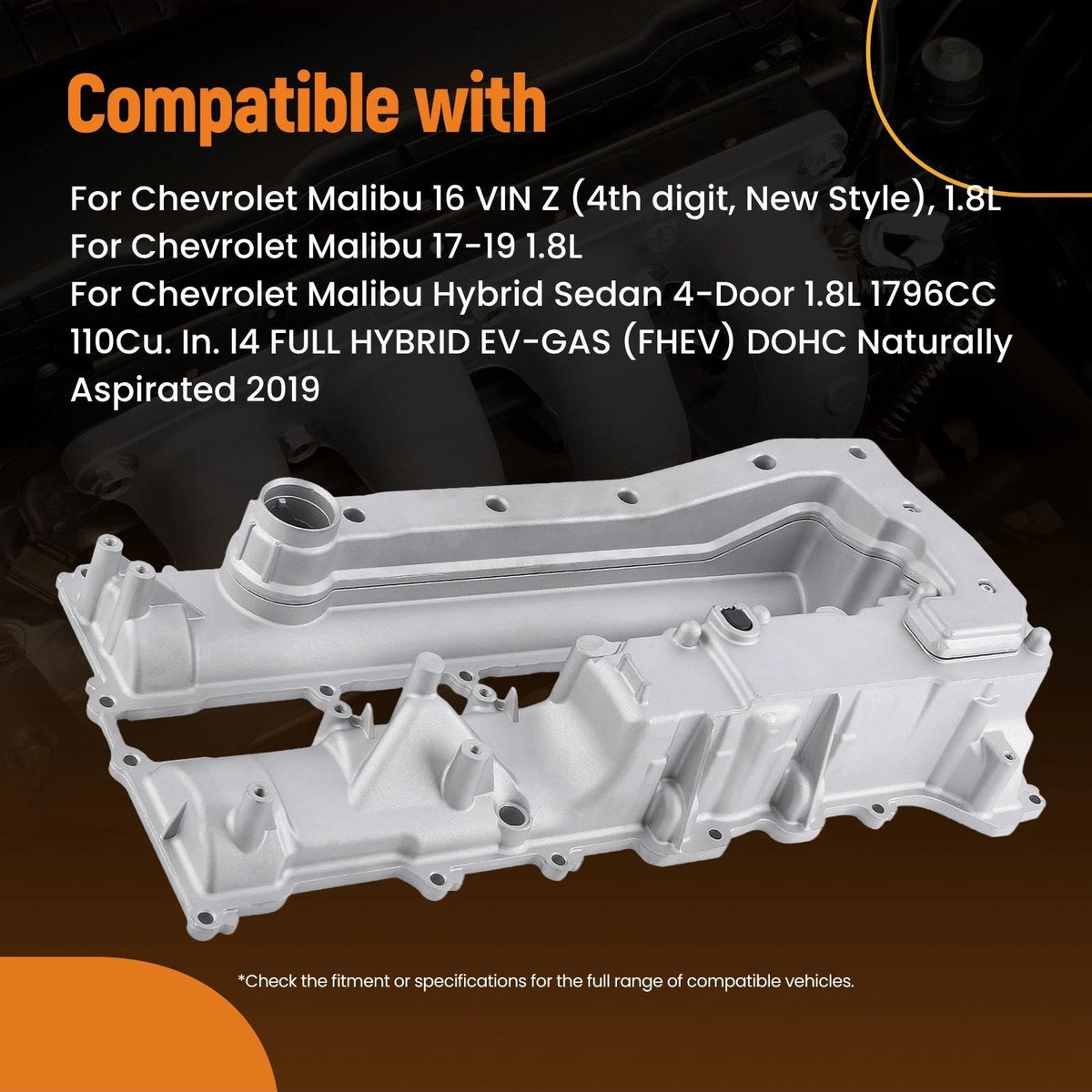 Engine Valve Cover w/ Gasket for Chevrolet Malibu (2016) 55580751
