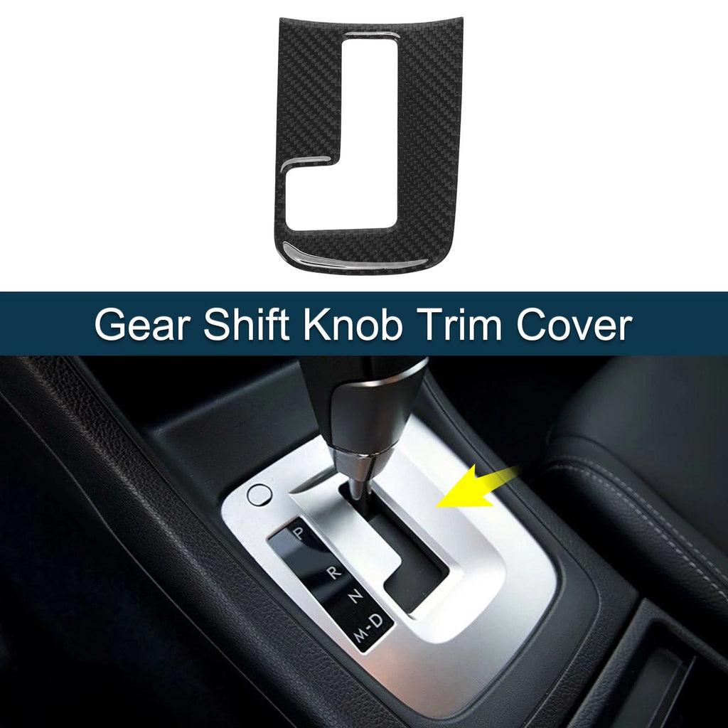 Gear Shift Knob Cover Decal Sticker for Subaru Impreza (2012–2014) Black