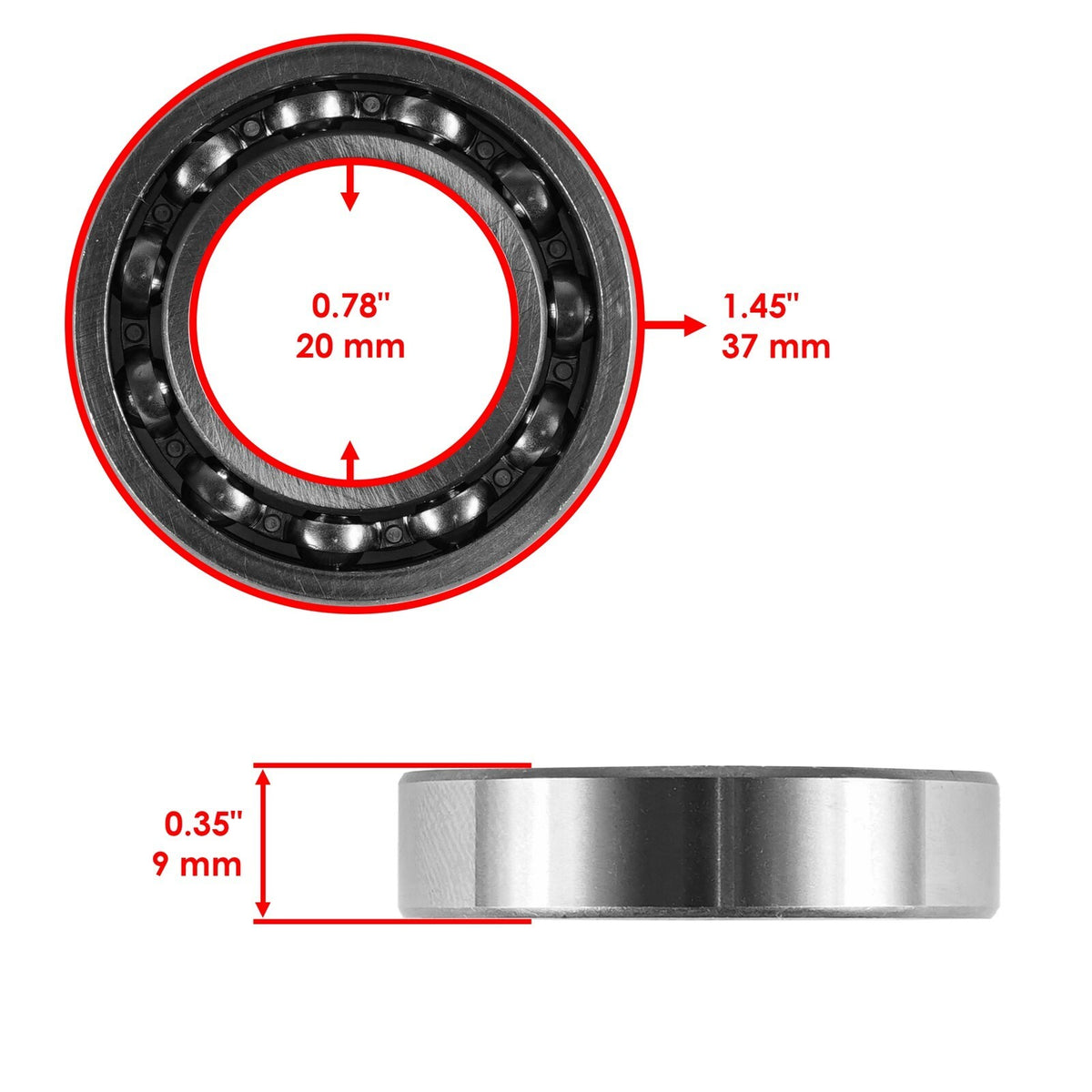 Complete Camshaft and Bearings Kit Replacement for Honda TRX400EX (1999–2008)