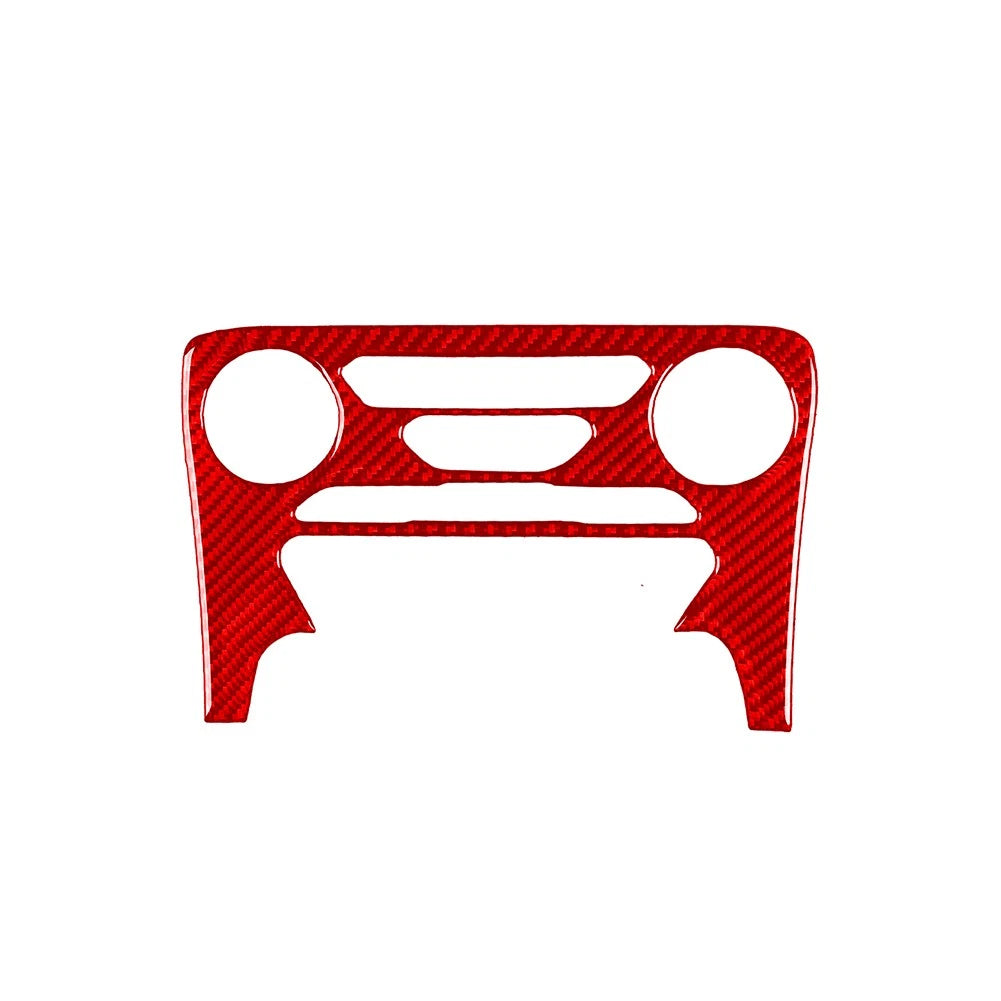 Air Conditioning Control Panel Cover Strip for Ford Ranger Sport (2019–2022) Red