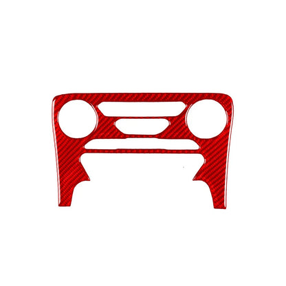 Air Conditioning Control Panel Cover Strip for Ford Ranger Sport (2019–2022) Red