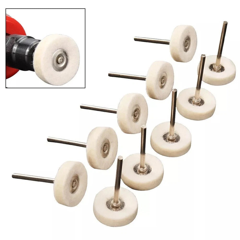 25mm Wool Felt Polishing Wheels for Electric Grinding Wheel (Replaceable)