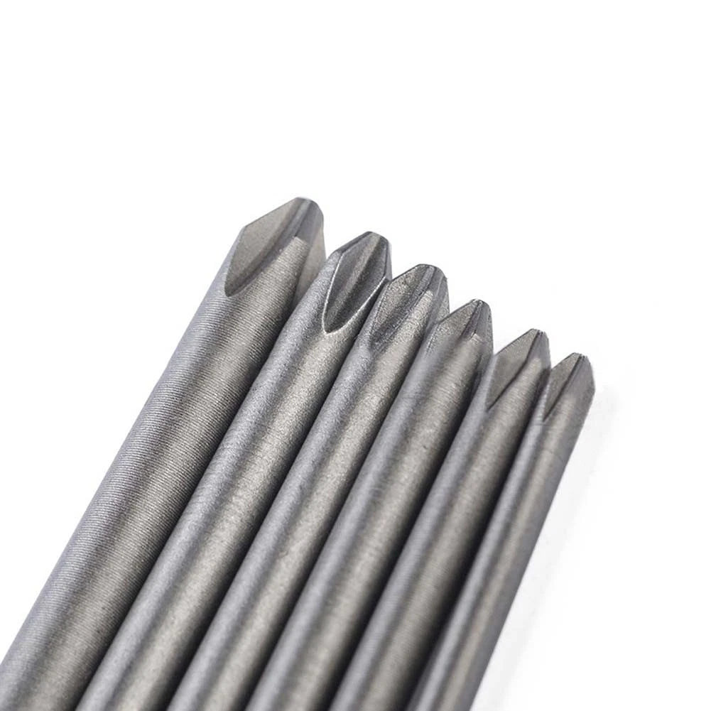 6-Piece Screwdriver Bit Set PH1 PH2 for Power Driver Tools