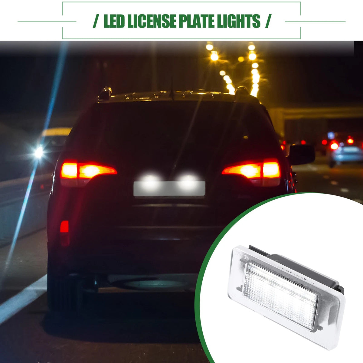 2X LED License Plate Light for Nissan Altima (26510-8990E)