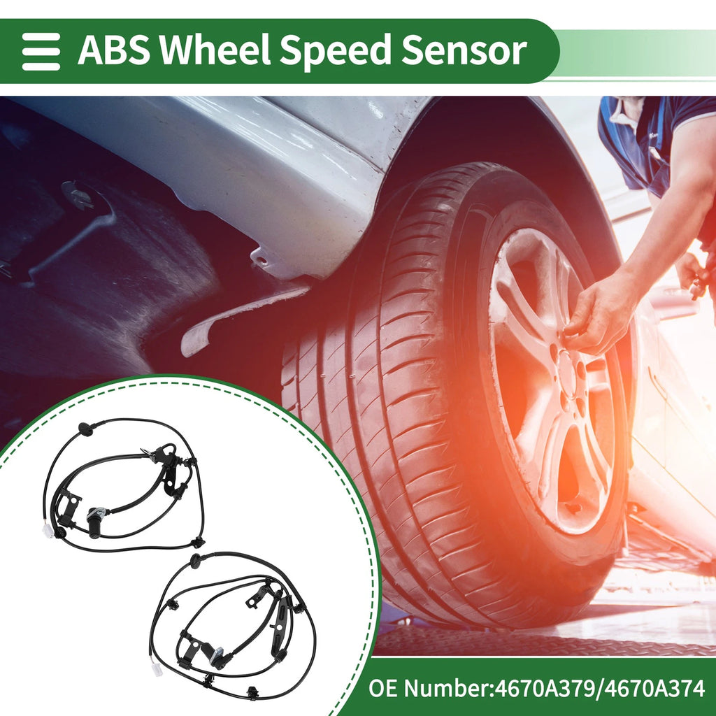 ABS Wheel Speed Sensor Kit Replacement for Mitsubishi Galant (2004–2012)