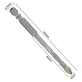 Eccentric Drill Bit Set for Tile Wood Glass Plastic with Hex Shank