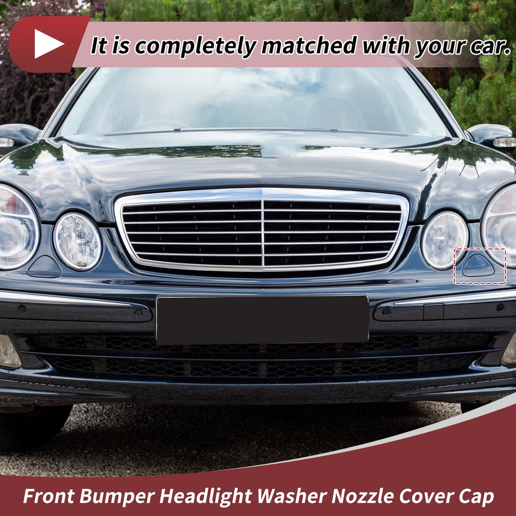 Front Left Washer Nozzle Cover Cap Replacement for Mercedes-Benz E320 (1994–2006)