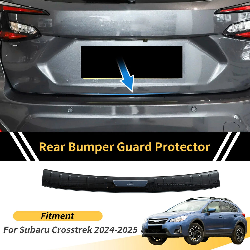 Bumper Guards for Subaru Crosstrek 2024-2025 Titanium Tone 1 Pc