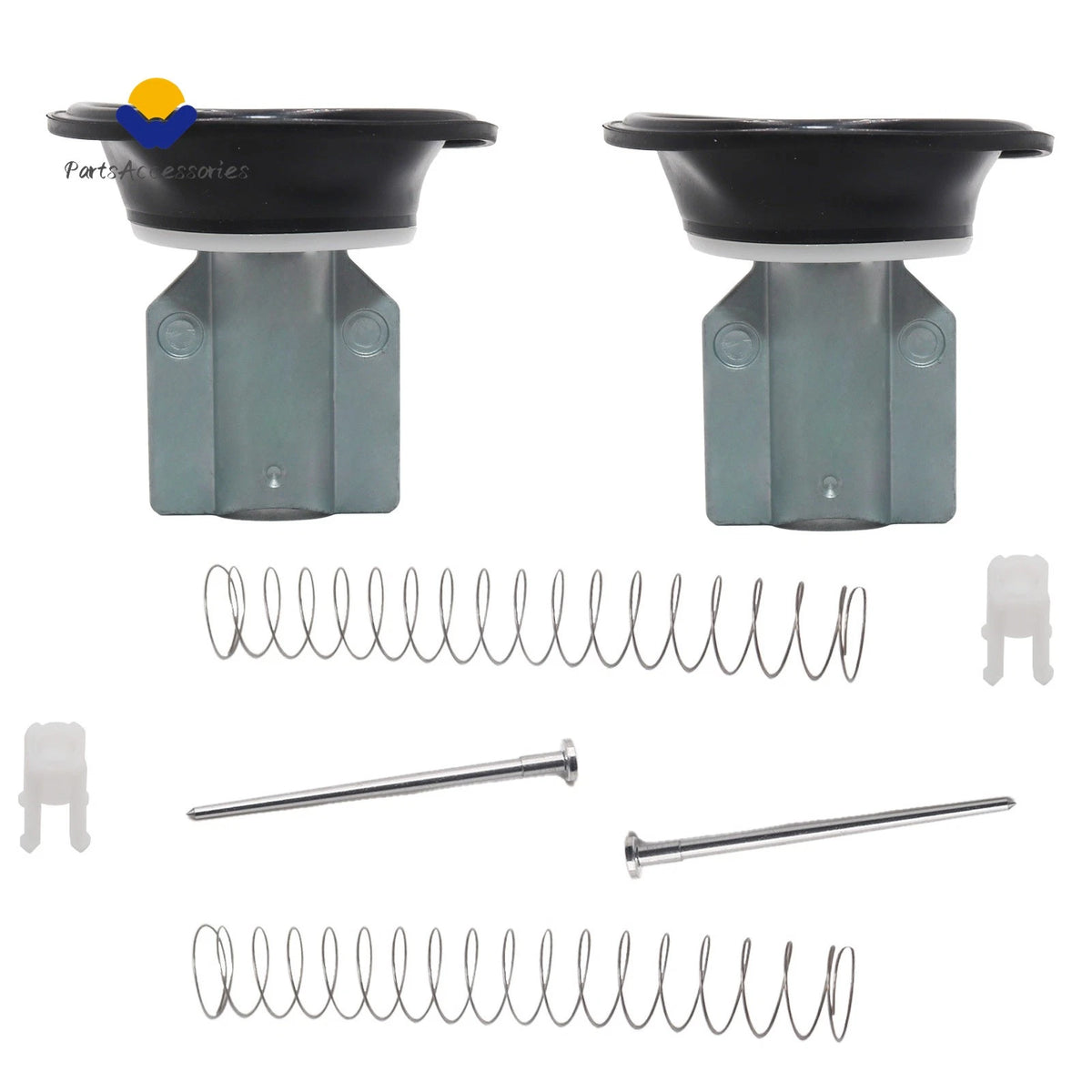 2 Carburetor Diaphragm Valve Slide for Kawasaki Prairie Brute Force (2003–2020)