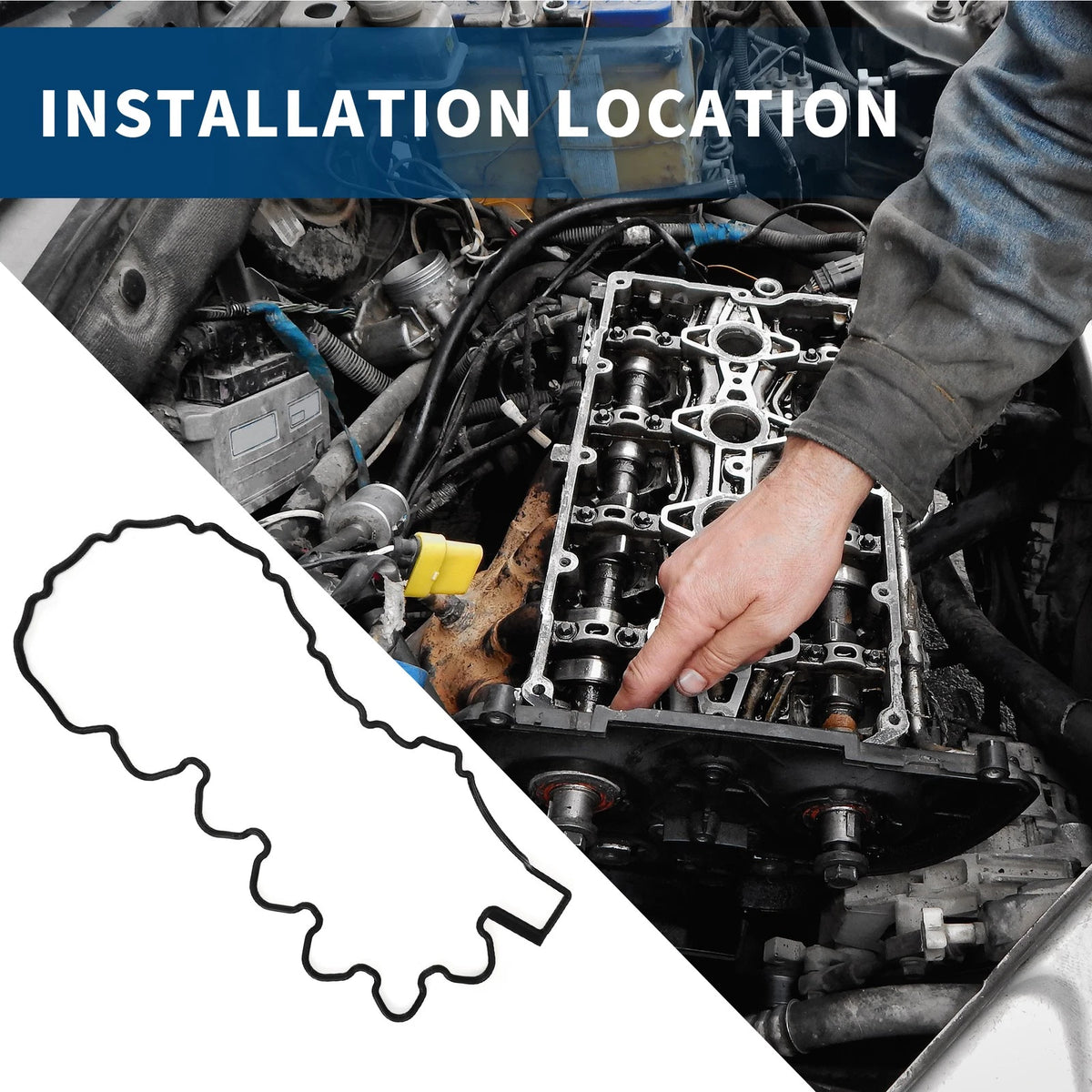 Valve Cover Gasket Replacement for Mercedes-Benz G-Class (W463) G 65 (2018–2024)
