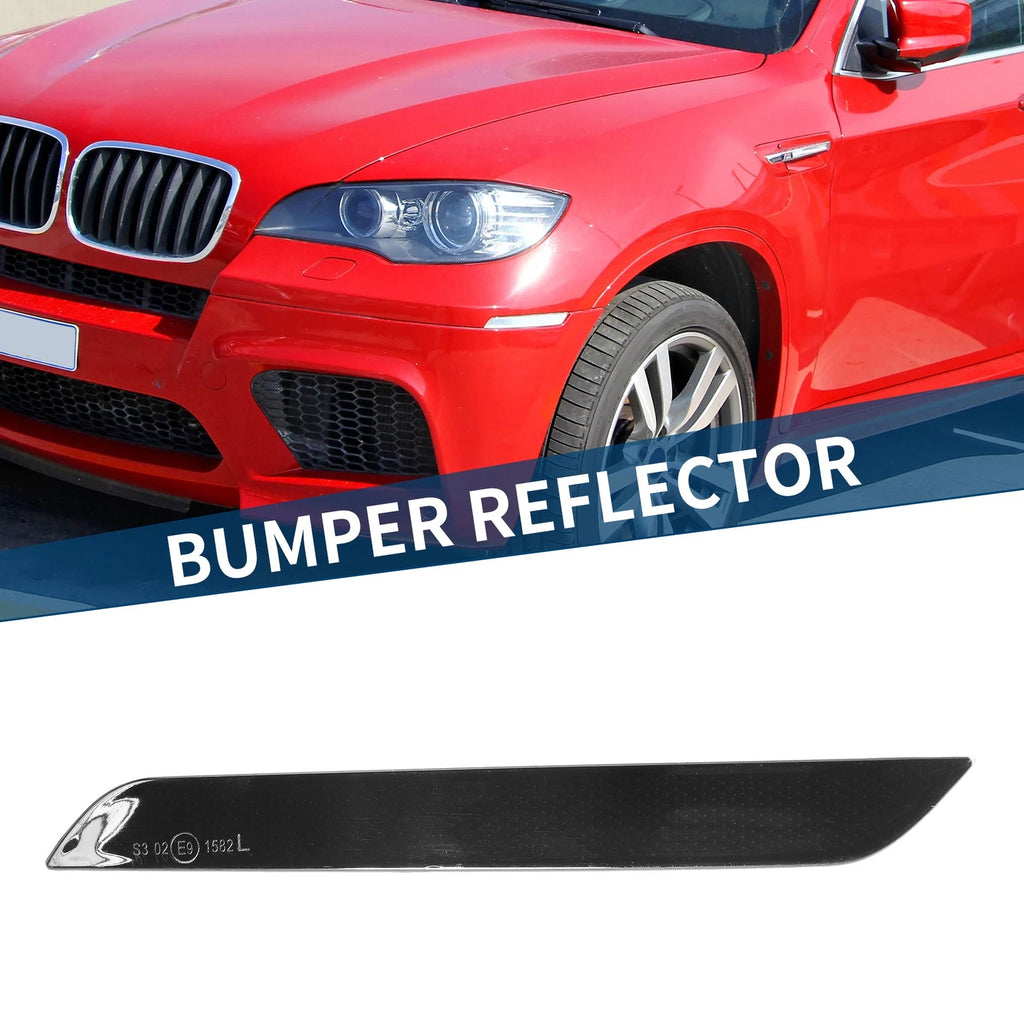 Front Left Bumper Reflector Replacement for BMW X6 2008–2014 Black