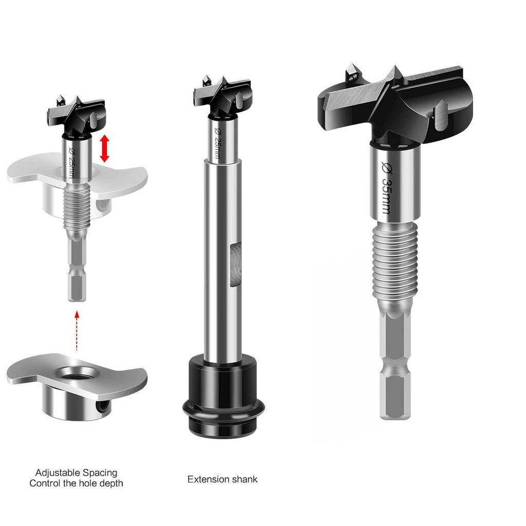 35mm Concealed Hinge Drill Bits for Woodworking