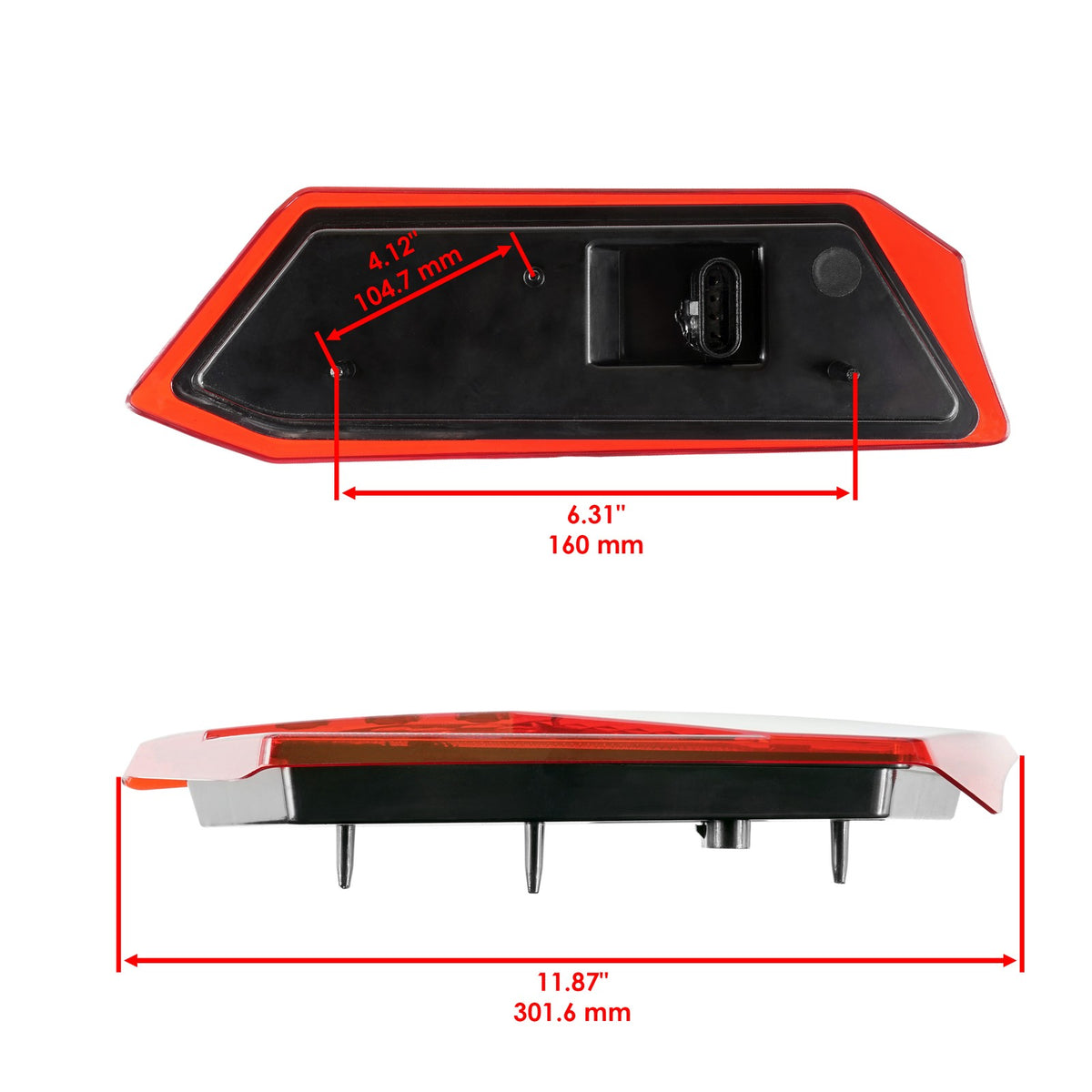 LED Taillight Rear Right Replacement for Polaris Ranger XP 1000 (2018–2024)
