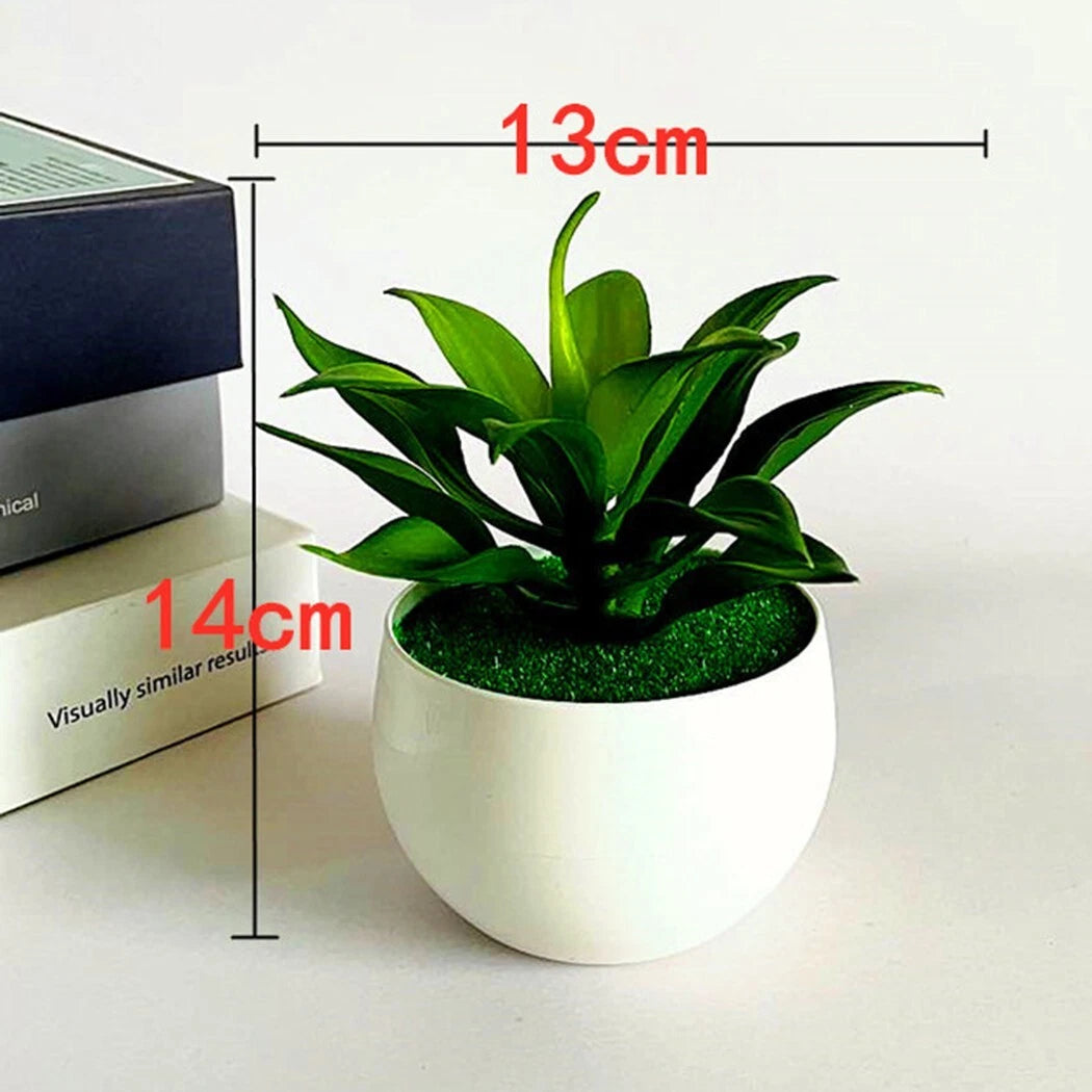 Artificial Potted Succulent Plant for Home Decor