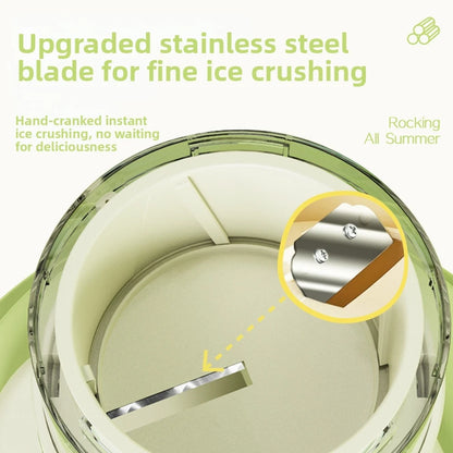 Portable Hand Cranked Ice Shaver for Easy Use